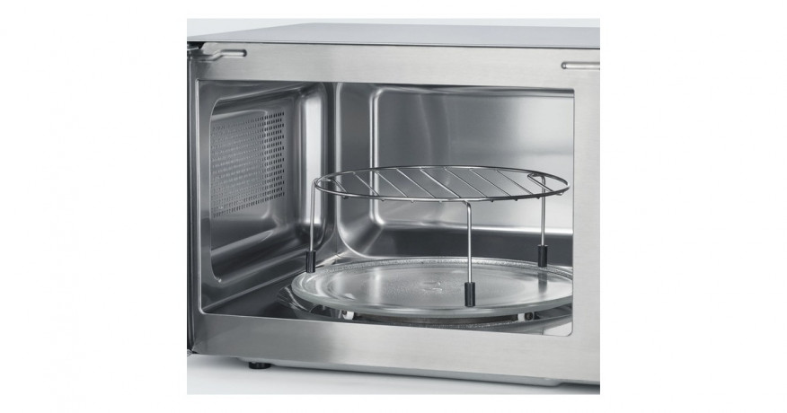 Severin Severin MW 7751, Mikrowelle edelstahl (geburstet)/silber, mit Grillfunktion  edelstahl (geburstet)/silber Severin MW 7751, нержавеющая сталь для микроволновой печи (матовая)/серебристый, с функцией гриля