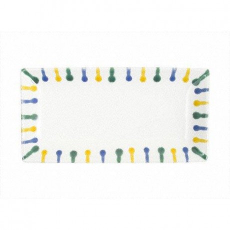 Gmundner Keramik Gmundner Keramik Buntgeflammt Snack Schale 22 x 11 cm Керамическая тарелка для закусок Gmundner 22 x 11 см с разноцветным пламенем