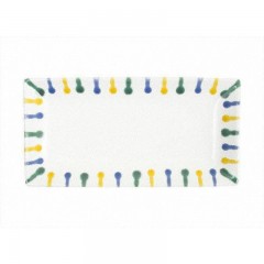 Gmundner Keramik Gmundner Keramik Buntgeflammt Snack Schale 22 x 11 cm Керамическая тарелка для закусок Gmundner 22 x 11 см с разноцветным пламенем