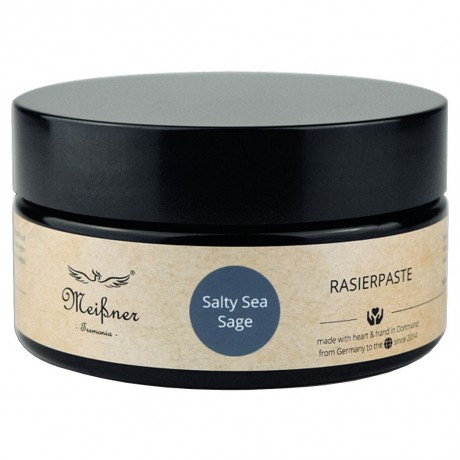 Meissner Tremonia Rasierpaste, Violettglastiegel Salty Sea Sage  Паста для бритья, баночка из фиолетового стекла Salty Sea Sage