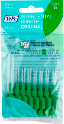 TePe щётки для межзубного пространства Grün 0,8mm ISO 5, 8 шт