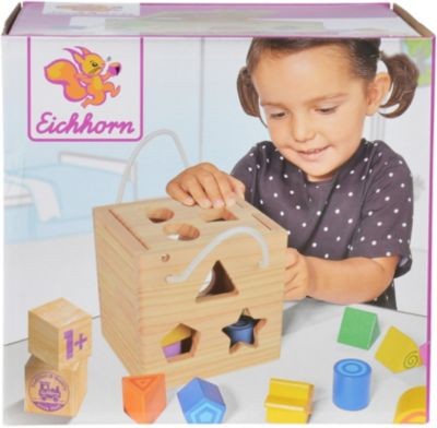 Eichhorn Sortier- und Steckspiel aus Holz Сортировочно-затычная игра из дерева