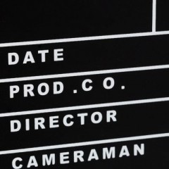 relaxdays 2 x Filmklappe schwarz 2 x лоскут пленки черный