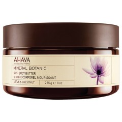 AHAVA (Ахава) Rich Body Butter Lotus & Chestnut Bodylotion Pflege, 235 g