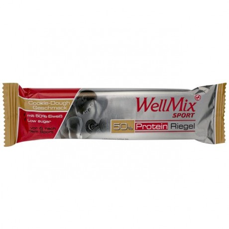 WellMix Sport 50% Protein Протеин Батончик Cookie-Dough 50 г
