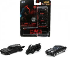 Jada Hollywood Rides Batman 3-Pack Nano Cars Hollywood Rides Batman 3-Pack Nano Cars