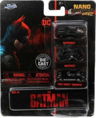 Jada Hollywood Rides Batman 3-Pack Nano Cars Hollywood Rides Batman 3-Pack Nano Cars