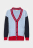 Tommy Hilfiger CABLE MIX CARDIGAN Cardigan moon blue КАРДИГАН CABLE MIX Кардиган лунно-голубой