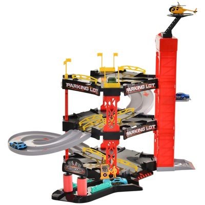 HOMCOM Kinder Parkhaus fur Spielzeugautos Детский гараж для игрушечных машинок