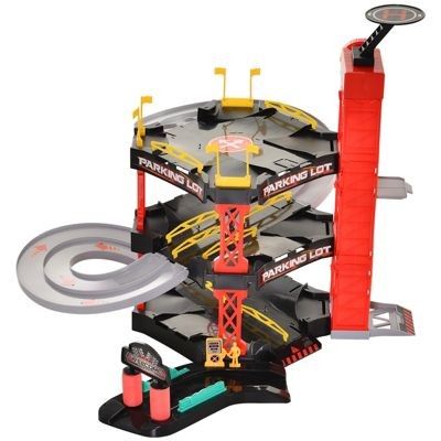 HOMCOM Kinder Parkhaus fur Spielzeugautos Детский гараж для игрушечных машинок