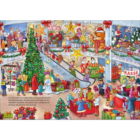 Loewe Verlag Mein liebstes Weihnachts-Wimmelbuch Моя любимая рождественская книга