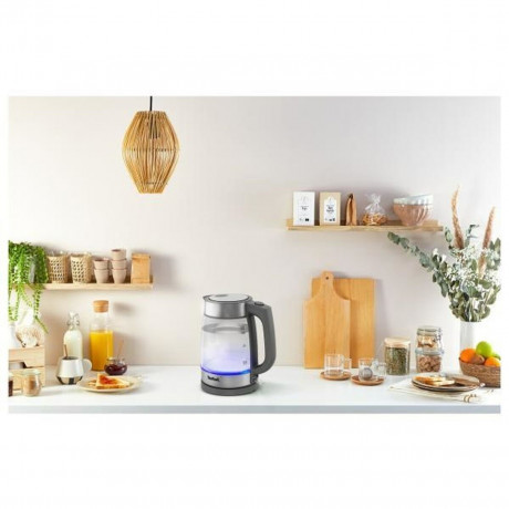 Tefal Tefal Wasserkocher Wasserkocher Tefal KI740B Silberfarben 2200 W 1,7 L  Чайник Tefal Чайник Tefal KI740B Silver 2200 Вт 1,7 л