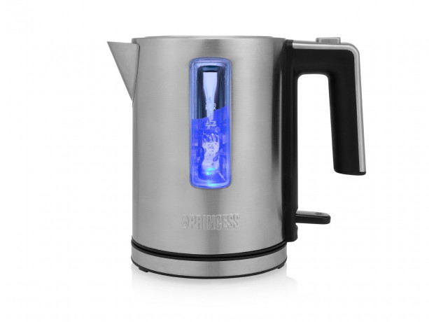 PRINCESS PRINCESS Wasserkocher 236045 Wasserkocher 1L Edelstahl/Schwarz Чайник PRINCESS 236045 чайник 1л нержавеющая сталь/черный