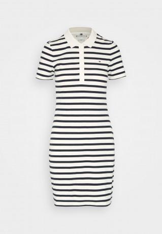 Tommy Hilfiger 1985 SLIM Day dress white/desert sky 1985 SLIM Повседневное платье белое/пустынное небо