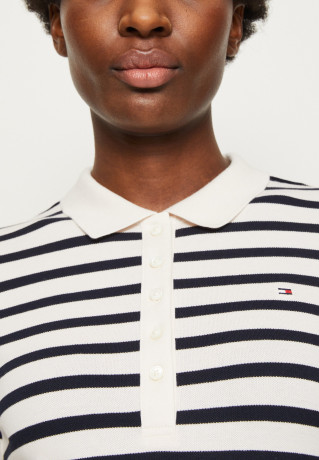 Tommy Hilfiger 1985 SLIM Day dress white/desert sky 1985 SLIM Повседневное платье белое/пустынное небо