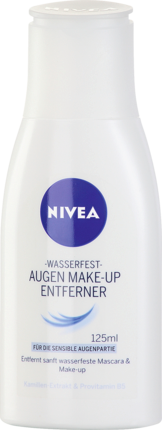 NIVEA Augen-Make-Up Entferner wasserfest, 125 ml Средство для удаления макияжа, 125 мл