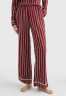 Tommy Hilfiger TONAL LOGO STRIPE Pyjama bottoms stripes rouge ПОЛОСКА С ЛОГОТИПОМ В ТОНАЛЬНУЮ ПОЛОСКУ Пижамные штаны полосатый румянец