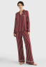 Tommy Hilfiger TONAL LOGO STRIPE Pyjama bottoms stripes rouge ПОЛОСКА С ЛОГОТИПОМ В ТОНАЛЬНУЮ ПОЛОСКУ Пижамные штаны полосатый румянец