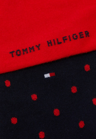 Tommy Hilfiger 2 PACK Socks red/navy 2 УПАКОВКИ носков красный/темно-синий