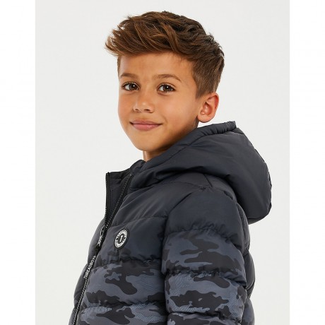 THREADBOYS Threadboys Jacke Printed Camo Ombre Jacket Zepplin Winterjacken MiniM Куртка Threadboys Куртка с камуфляжным принтом и омбре Zepplin Winter Jackets MiniM