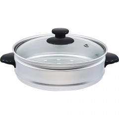 KORONA KORONA Reiskocher 58010, Dampfgarer, 2 in 1, weiss, mit Loffel und Messbecher  Рисоварка KORONA 58010, пароварка, 2 в 1, белая, с ложкой и мерным стаканом