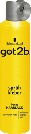 got2b Haarspray Sprühkleber Got2b 3stk x 300ml, Лак для волос ультрасильной фиксации, 3шт х 300 мл, фиксация до 72 часов, без склеивания и пересушивания, стойкий эффект до следующего мытья