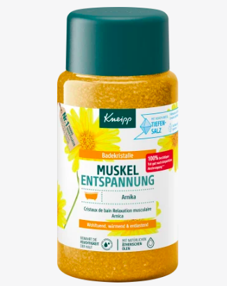 Kneipp Badesalz Muskel Entspannung, Кнейпп соль для ванны расслабляющая с эфирными маслами сосны, кабреувы и розмарина 600 грамм