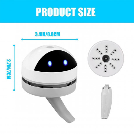 XDeer XDeer Akku-Handstaubsauger Handstaubsauger Mini Staubsauger Tragbar Klein Kreativ , USB Wiederaufladbar Tischstaubsauger fur Tastatur Desktop  XDeer Беспроводной ручной пылесос Мини-пылесос Портативный маленький креативный USB перезаряжаемый настоль