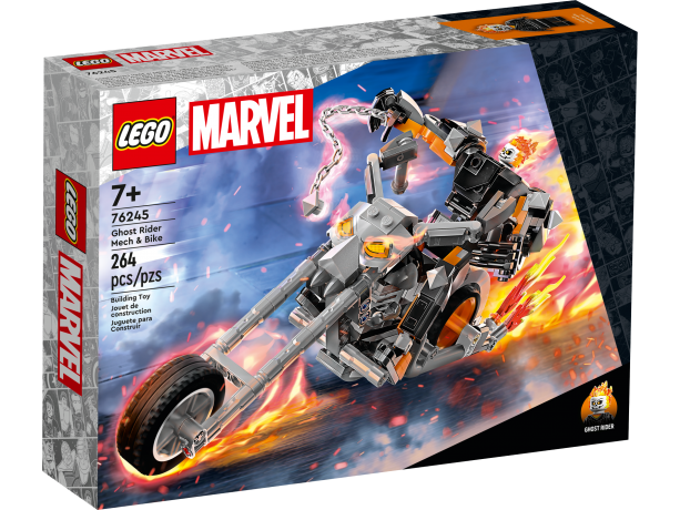 Lego Ghost Rider mit Mech & Bike Призрачный гонщик с роботом и мотоциклом