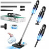 Tisoutec Tisoutec Akku-Handstaubsauger Handstaubsauger,Autostaubsauger 12000Pa  Mit 6000mA-Akku,Staubsauger, Multifunktionaler Staubsauger fur Haus,Haustier und Auto,Leistungsstarker Handstaubsauger fur Nass und Trocken  Беспроводной ручной пылесос Tisout