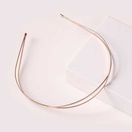 The Hair Edit Gold Carved Chaplet Headband  Золотая резная повязка на голову в виде часовни