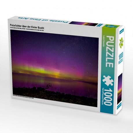 CALVENDO Puzzle CALVENDO Puzzle Polarlichter uber der Kieler Bucht Пазл CALVENDO Puzzle Северное сияние над Кильским заливом