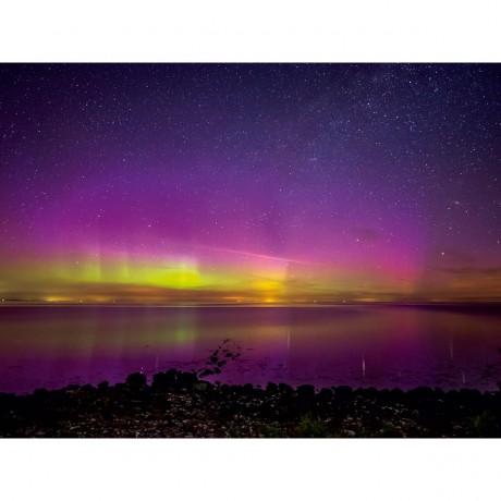 CALVENDO Puzzle CALVENDO Puzzle Polarlichter uber der Kieler Bucht Пазл CALVENDO Puzzle Северное сияние над Кильским заливом