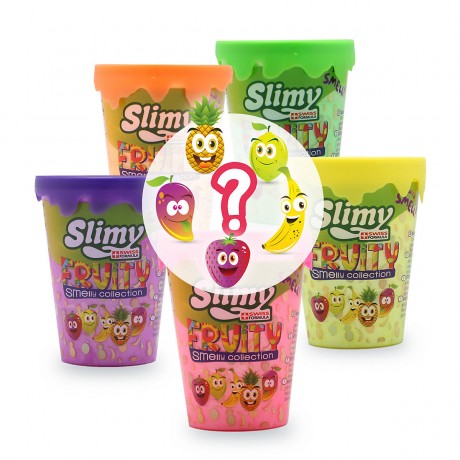 Slimy SLIMY® Fruity Original 80g Spielmasse im Becher SLIMY® Fruity Original 80г игровая масса в стаканчике