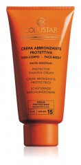 Collistar Sun Protection Protective Tanning Cream, Коллистар Солнцезащитный крем SPF 15 для лица и тела, 150 мл