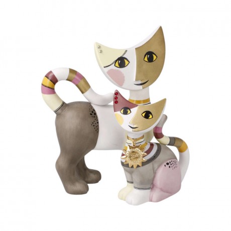 Goebel Goebel Rosina Wachtmeister - Rosinas Katzen Jahreskatze 2022 Felia e Emilio h: 16,5 cm Goebel Rosina Wachtmeister - Кошки Розины 2022 года Felia e Emilio высота: 16,5 см