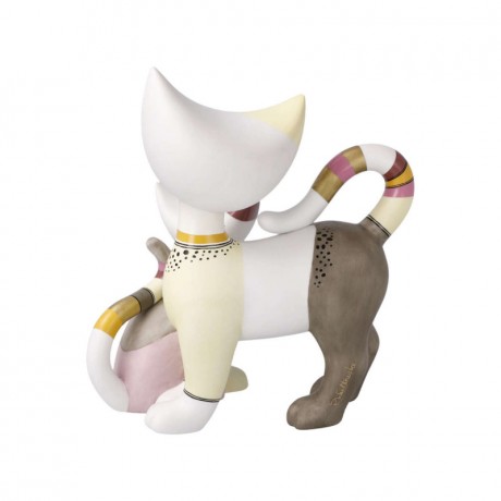 Goebel Goebel Rosina Wachtmeister - Rosinas Katzen Jahreskatze 2022 Felia e Emilio h: 16,5 cm Goebel Rosina Wachtmeister - Кошки Розины 2022 года Felia e Emilio высота: 16,5 см