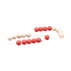 Wissner aktiv lernen Riesen-Rechenkette rot\/weiss 20er Zahlenraum Гигантская арифметическая цепочка красно-белая на 20 цифр