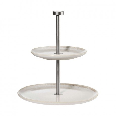 ASA SELECTION ASA Saisons Sand Etagere zweistufig h: 25 cm Oberer Teller: 15 cm / Unterer Teller: 22 cm Подставка для песочного торта ASA Saisons, двухъярусная, высота: 25 см, верхняя тарелка: 15 см, нижняя тарелка: 22 см.