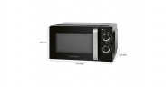ProfiCook ProfiCook PC-MWG 1208, Mikrowelle schwarz/silber  schwarz/silber ProfiCook PC-MWG 1208, микроволновая печь черный/серебристый