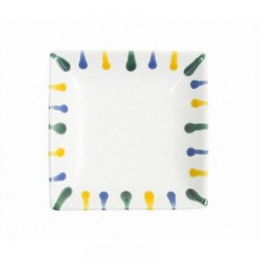 Gmundner Keramik Gmundner Keramik Buntgeflammt Snack Schale 11 x 11 cm Керамическая тарелка для закусок Gmundner 11 x 11 см с разноцветным пламенем