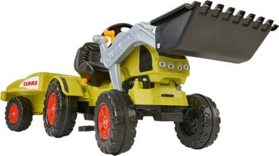 BIG Claas Celtis Loader + Trailer Trettraktor mit Anhanger Педальный трактор Claas Celtis Loader + Trailer с прицепом