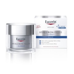 Eucerin Hyaluron-Filler Nachtpflege  Гиалуроновый филлер ночной уход