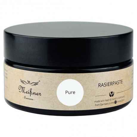 Meissner Tremonia Rasierpaste, Violettglastiegel Pure  Паста для бритья, баночка из фиолетового стекла Pure