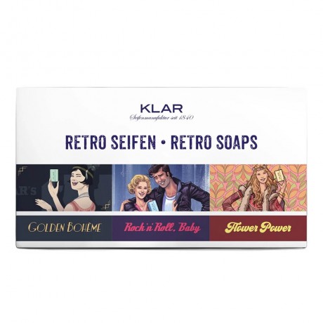 Klar Seifen Set Retro Seifen 3x100g  Набор Мыло Ретро 3х100г