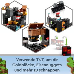 LEGO Minecraft 21185 Die Netherbastion ЛЕГО Нижний Бастион