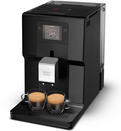 Krups Krups Kaffeevollautomat EA8738 Intuition Preference, inkl. Milchbehalter, intuitives Lichtsystem, 11 Getranke, OTC-System  Полностью авоматическая кофемашина Krups EA8738 Intuition Preference, включая контейнер для молока, интуитивно понятную систем