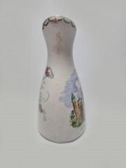 Ulmer Keramik Design Керамическая ваза-кувшин "Шпайерский собор", ручная роспись, 12см x 6см, Германия, 1960-70гг.