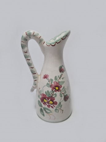 Ulmer Keramik Design Керамическая ваза-кувшин "Шпайерский собор", ручная роспись, 12см x 6см, Германия, 1960-70гг.