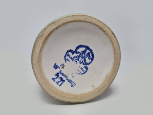 Ulmer Keramik Design Керамическая ваза-кувшин "Шпайерский собор", ручная роспись, 12см x 6см, Германия, 1960-70гг.